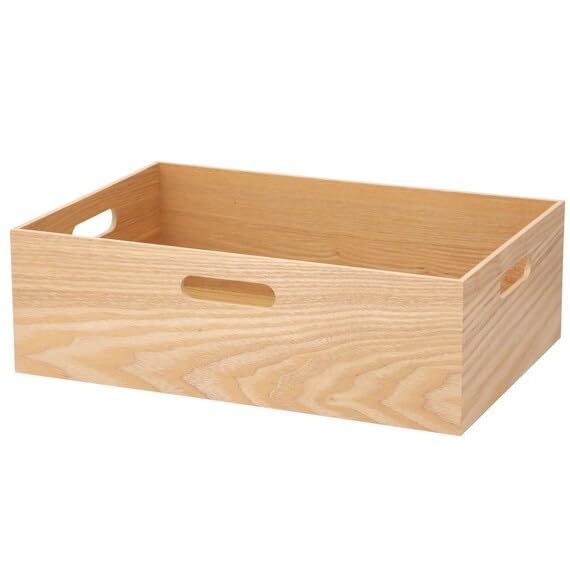 Amazon｜ニトリ 天然木 ボックス よこ型ハーフサイズ ナチュラル